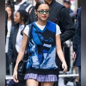 Heaven | Sweaters | Heaven By Marc Jacobs Kissing Blue Vest | Poshmark